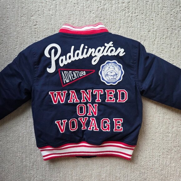 Gap Paddington Bear Varsity jacket size 3T - Picture 3 of 3